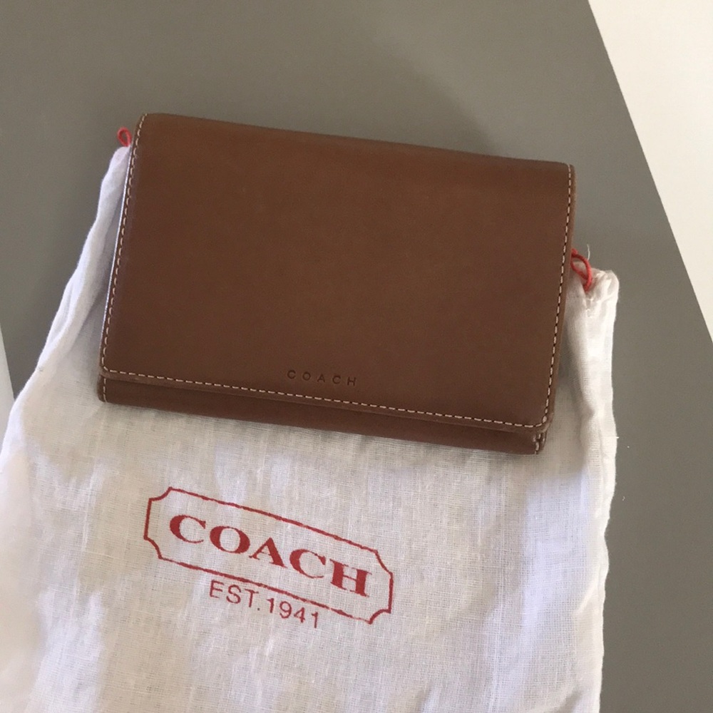 Chocolate Brown Authentic Coach Wallet